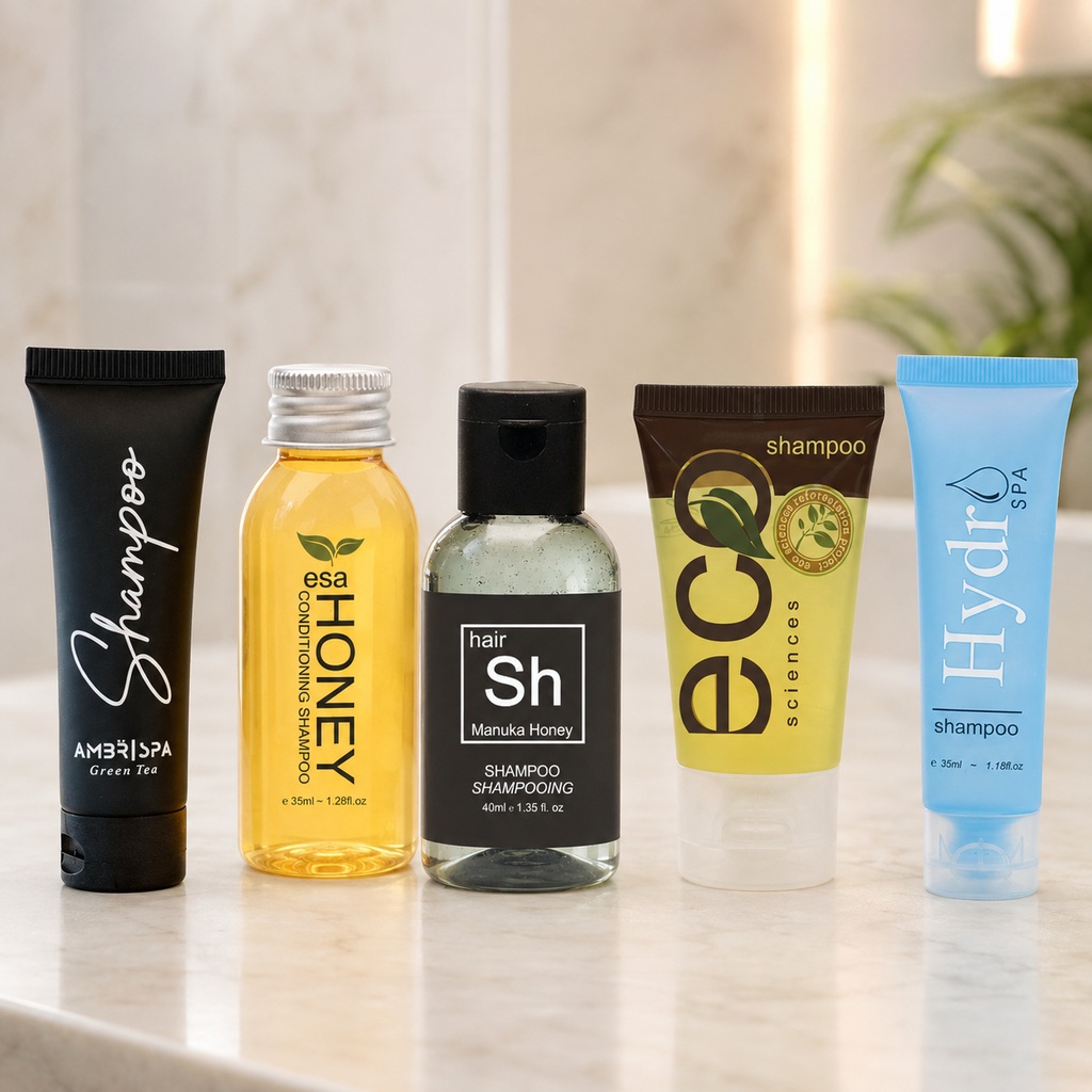 Bulk Hotel Shampoo Canada - Branded Amenities by Custom Amenities Inc.