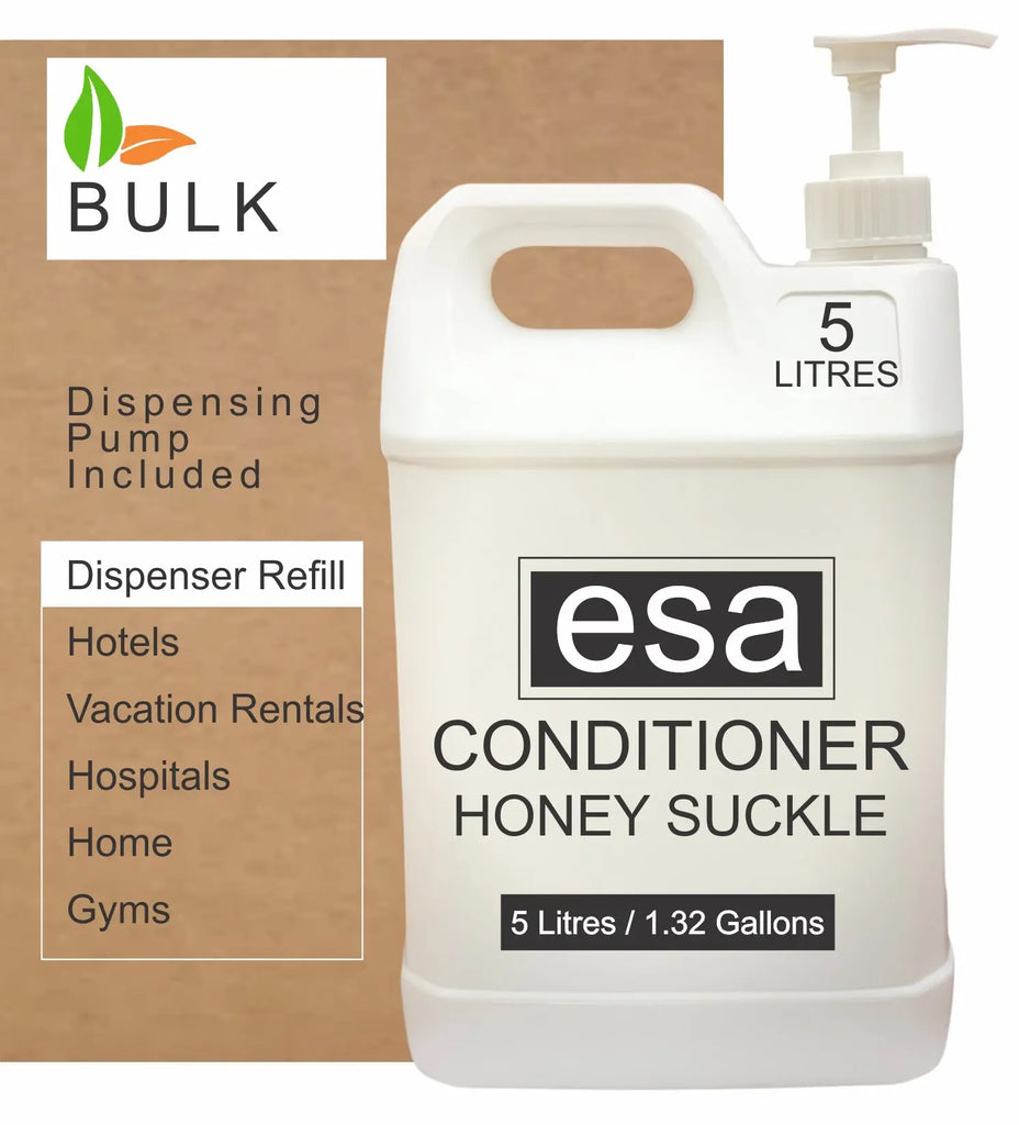 Bulk Hotel Conditioner Gallon ESA 5L 1 per case Hotel Supplies Canada by Custom Amenities Inc
