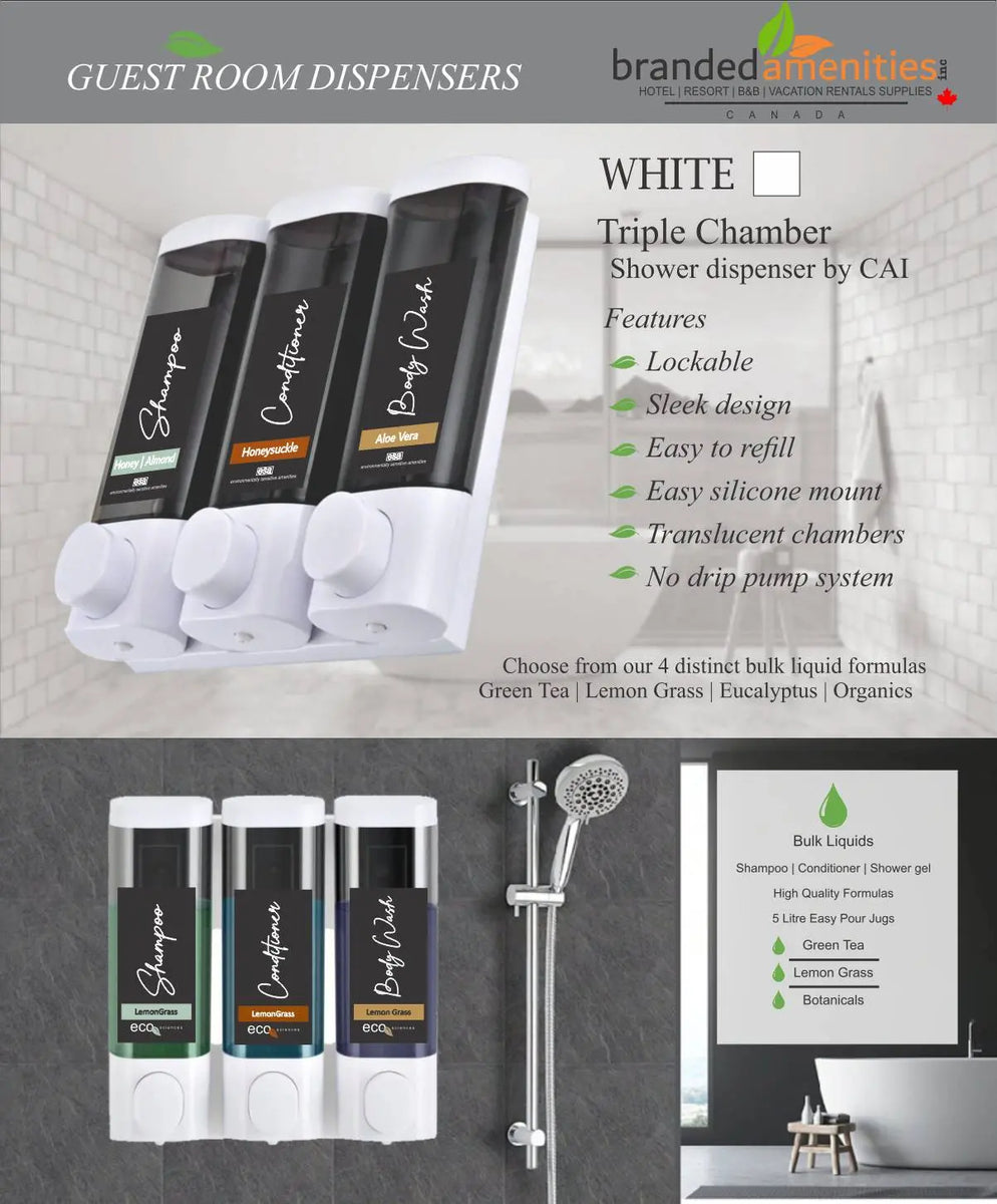 Bulk Shampoo Conditioner Body Wash Vacation Rental supplies Canada