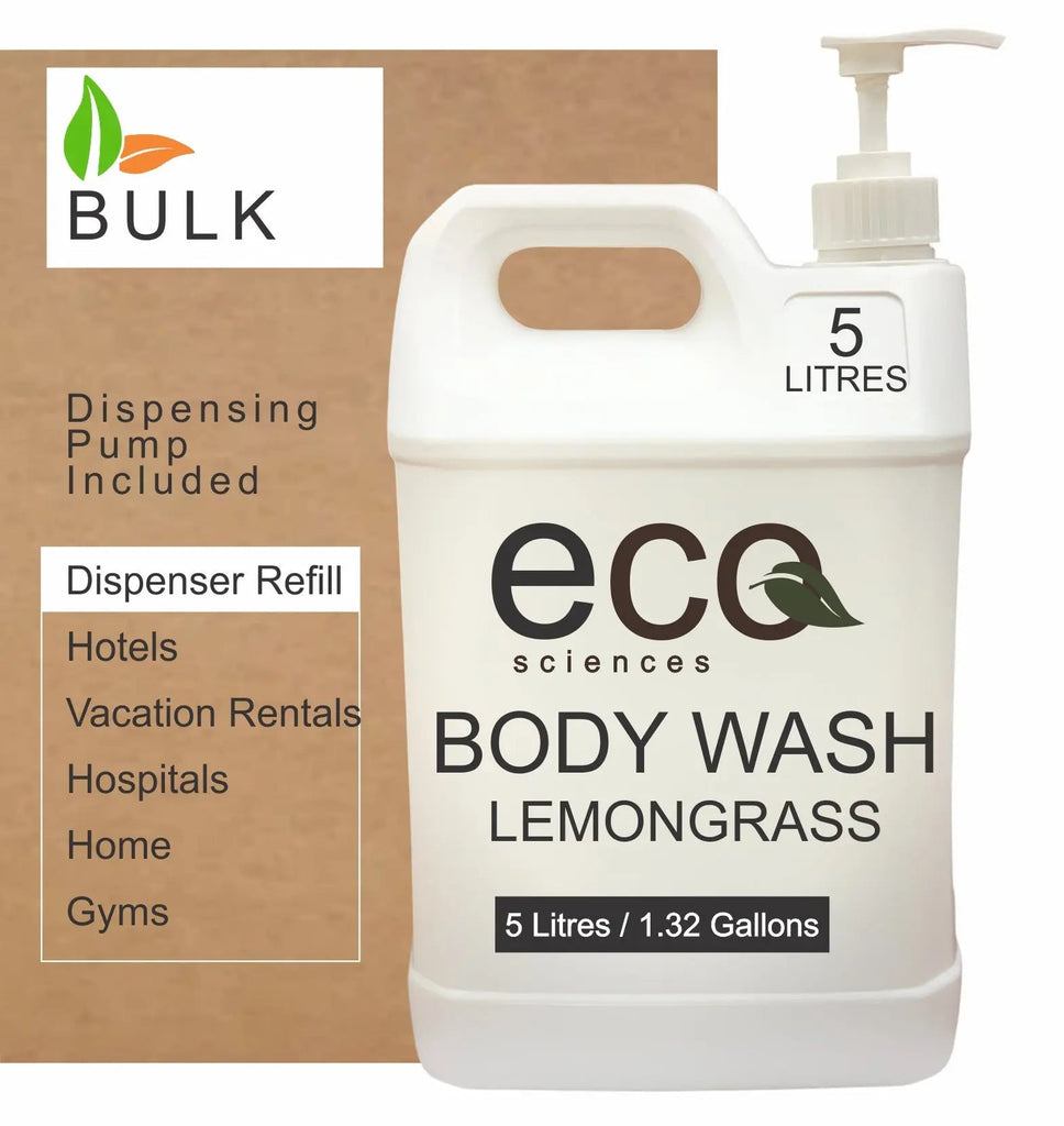 Bulk Body Wash For Dispensers ECO 1 per case - Branded Amenities by Custom Amenities Inc.