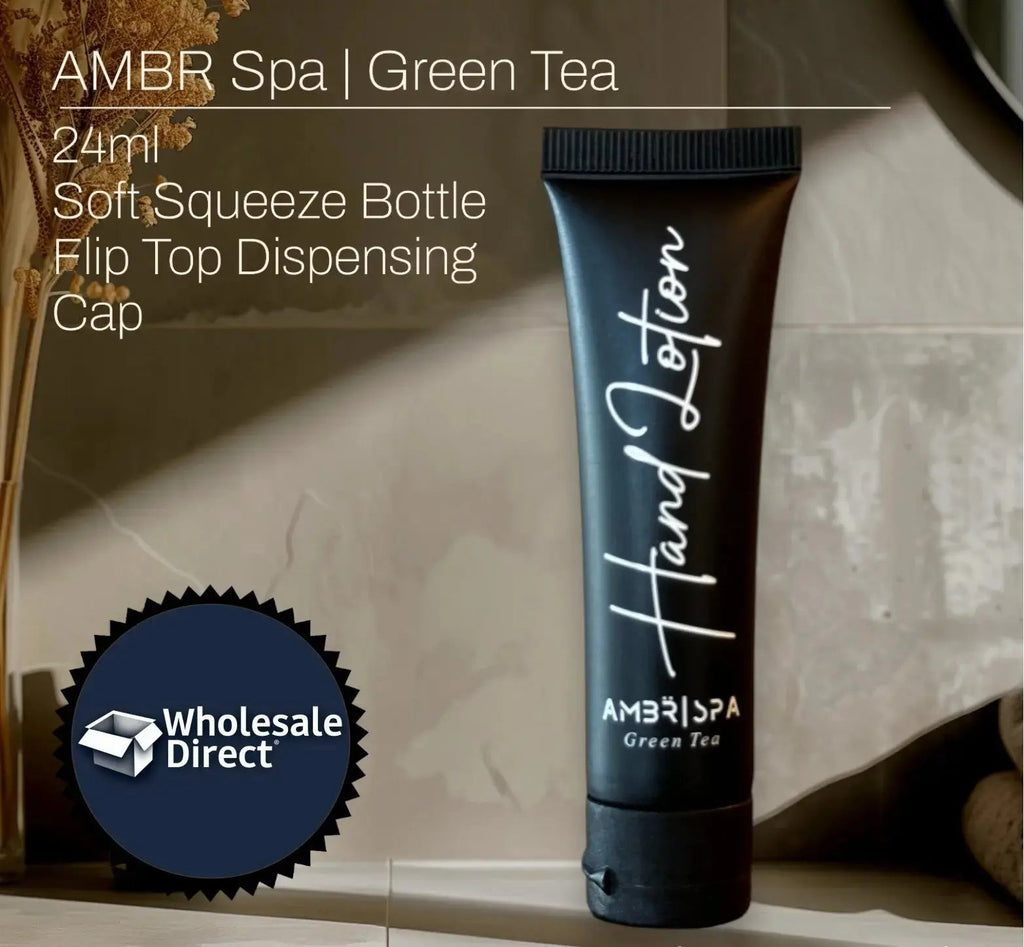 Bulk Hotel Lotion AMBR 50 pack - Branded Amenities by Custom Amenities Inc.