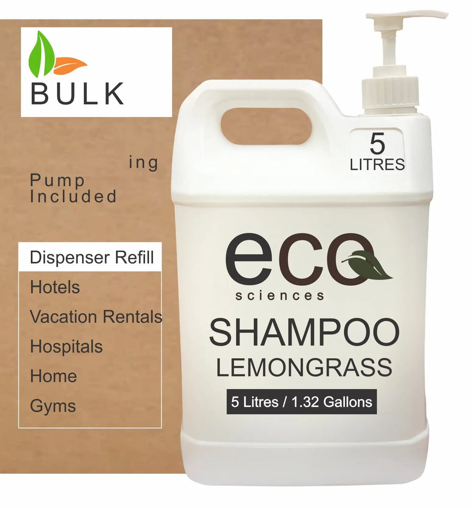 Bulk Hotel Shampoo ECO 5L | 1 per Case - Branded Amenities by Custom Amenities Inc.
