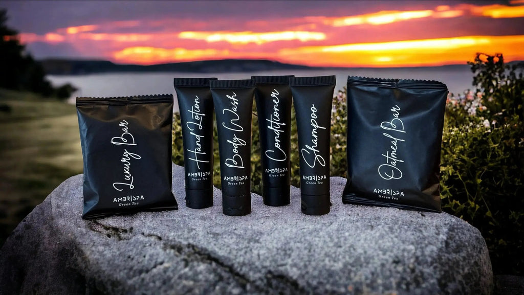 Bulk Hotel Soap Oatmeal AMBR 50 Pack - Branded Amenities by Custom Amenities Inc.