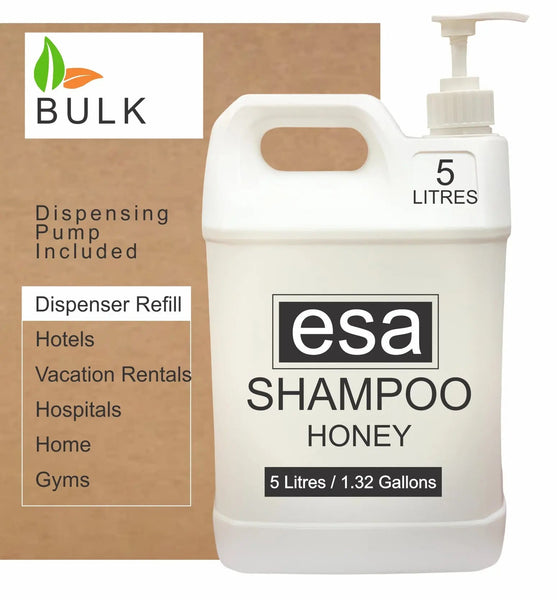 Bulk Shampoo ESA 5L | 1 per Case - Branded Amenities by Custom Amenities Inc.