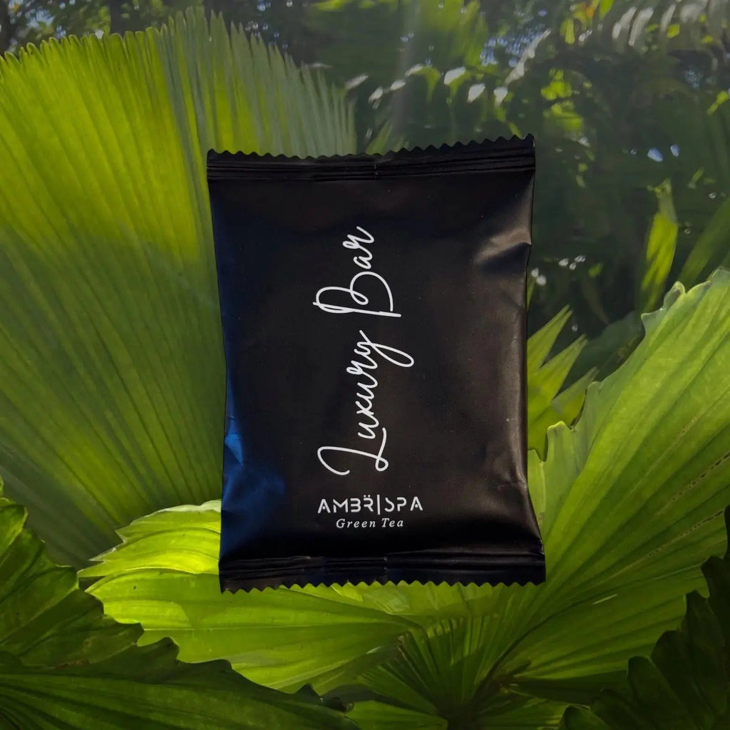 Hotel Soap Supplies AMBR Spa 50 Pack - Branded Amenities by Custom Amenities Inc.