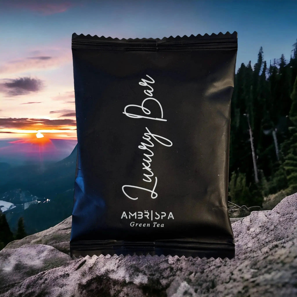 Hotel Soap Supplies AMBR Spa 50 Pack - Branded Amenities by Custom Amenities Inc.