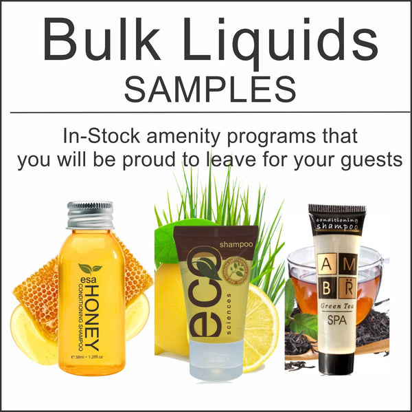 Bulk Liquid Sample Set Hotel Supplies Canada - Hotel Supplies Canada