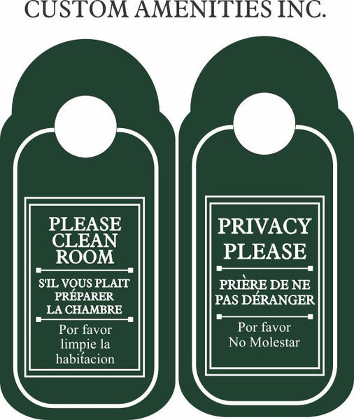 Hotel Do Not Disturb Signs (10 per case) Hotel Supplies Canada - Hotel Supplies Canada