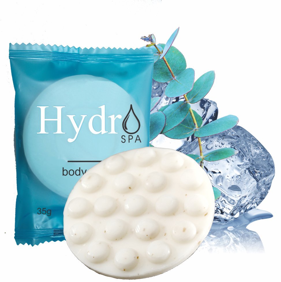 Hydro Spa Massage Guest Soap 35g (100 per case) Only .39 each - Hotel Supplies Canada